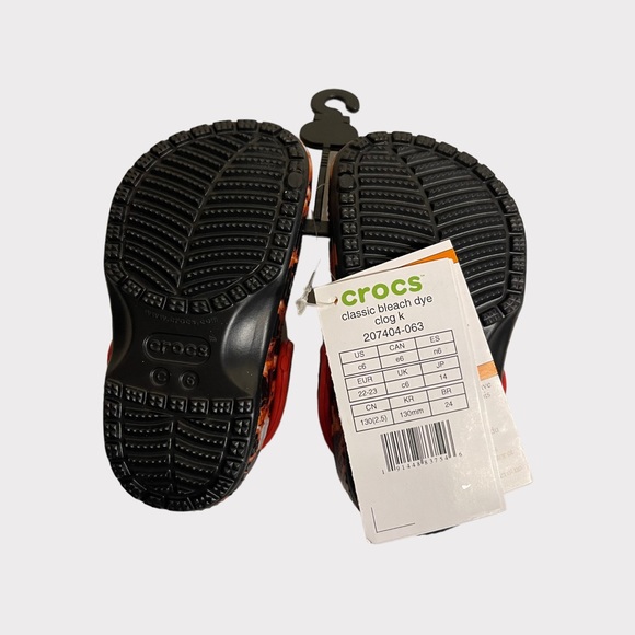 Crocs Flame Tie Dye Clogs - Picture 8 of 8